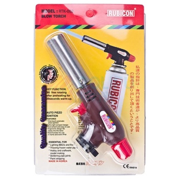 罗宾汉 RUBICON 进口丁烷气火枪(不含气罐) 1300℃ 可倾斜角度使用 1把 RTK-002