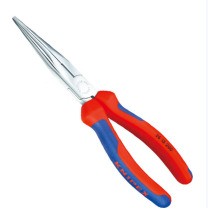 凯尼派克 KNIPEX 尖嘴钳 26 15 200 镀铬 双色双材料手柄 长度200mm 重198g