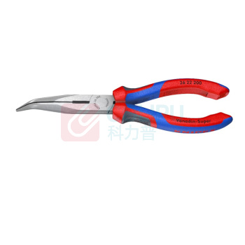 凯尼派克 KNIPEX 尖嘴钳 26 22 200 总长200mm,钳身镀铬 双色双材料绝缘手柄