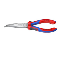 凯尼派克 KNIPEX 尖嘴钳 26 22 200 总长200mm,钳身镀铬 双色双材料绝缘手柄