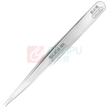 LAOA 302不锈钢镊子圆尖嘴 LA813501 125mm 10个装