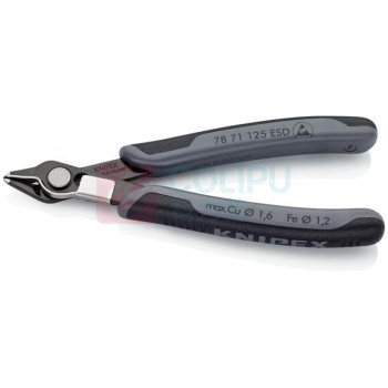 凯尼派克 KNIPEX 防静电电子剪切钳 78 71 125 ESD 125mm