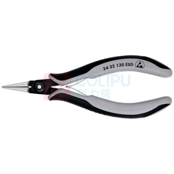 凯尼派克 KNIPEX 防静电精密电工夹钳 34 32 130 ESD