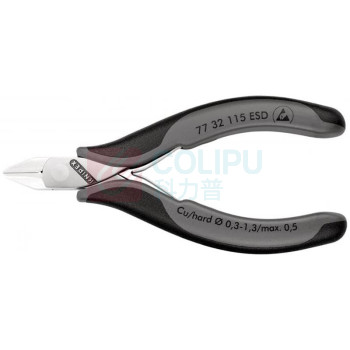 凯尼派克 KNIPEX 防静电电子斜口钳 77 32 115 ESD