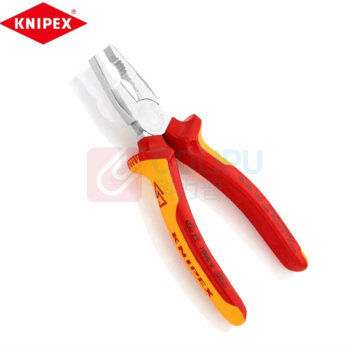 凯尼派克 KNIPEX 铬钒绝缘重型钢丝钳克丝钳老虎钳 0106160 