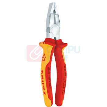 凯尼派克 KNIPEX 铬钒绝缘重型钢丝钳克丝钳老虎钳 0106160 