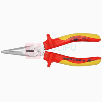 K牌 VDE多功能绝缘尖口尖嘴钳 电工钢丝钳子维修工具 082506-160 绝缘尖嘴钳6寸 