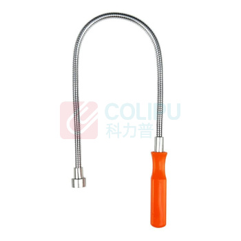 安赛瑞 磁性软管捡拾器 410025 材质:不锈钢管+橡胶把手 尺寸:53.5cm 产品吸力:5磅吸力 重量:130g