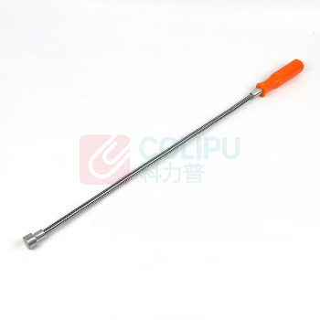 安赛瑞 磁性软管捡拾器 410025 材质:不锈钢管+橡胶把手 尺寸:53.5cm 产品吸力:5磅吸力 重量:130g