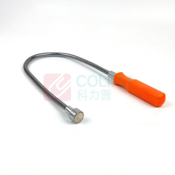 安赛瑞 磁性软管捡拾器 410025 材质:不锈钢管+橡胶把手 尺寸:53.5cm 产品吸力:5磅吸力 重量:130g