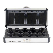 易尔拓 YATO 螺栓取出器组套 YT-06031 10件套