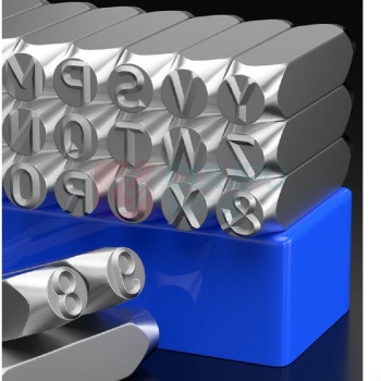 卡西洛 合金钢字母印字模 6mm (A-Z,&)每盒27个