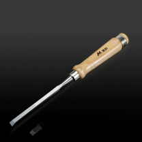 美科 德式木工凿子 8mm【带保护套】  木工凿子扁铲刀雕刻开槽专用神器凿刀木柄凿平凿木匠套装工具大全