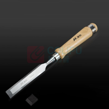 美科 德式木工凿子 20mm【带保护套】  木工凿子扁铲刀雕刻开槽专用神器凿刀木柄凿平凿木匠套装工具大全