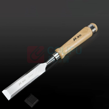 美科 德式木工凿子 24mm【带保护套】  木工凿子扁铲刀雕刻开槽专用神器凿刀木柄凿平凿木匠套装工具大全