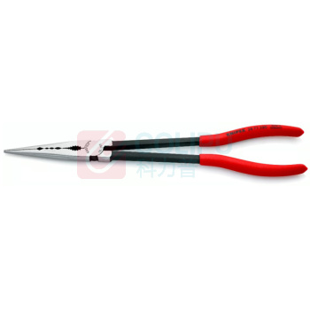 凯尼派克 KNIPEX 长尖嘴钳 2871280 280mm 长尖嘴钳闭合受力时,尖嘴手柄不允许有变形,尖嘴能够完全闭合。