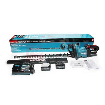 牧田 MAKITA 充电式篱笆修剪机 UH007GD201 750mm双刃 2.5Ah