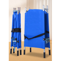 齐鲁安然 不锈钢担架 QL-DJ-130 200cm*53cm*18cm加厚可折叠/承重320斤/个 (蓝色)