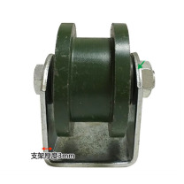 京信工 H型双边轨道轮/工字钢滑轮/重型方钢槽轮/铁轮大门滚轮/槽 65双边