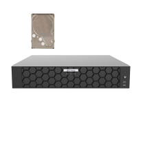 宇视科技 8盘位32路网络视频录像机 含1块6T硬盘 NVR-B300-E8 (黑色)