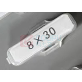 首力 透明塑料标识牌 8*30mm