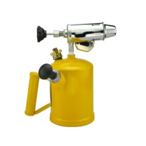 竑威 新款防爆汽油喷灯家用柴油煤油喷火枪便携式点木碳烧猪毛神器 1.5L防爆汽油喷灯+压力表(小火