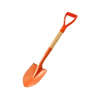 鲁威 铁锹铁锨木柄锰钢尖头 720x150mm 0.65kg