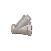 沪邦 Y型过滤器 YG11W-16P DN40 不锈钢螺纹 304材质;