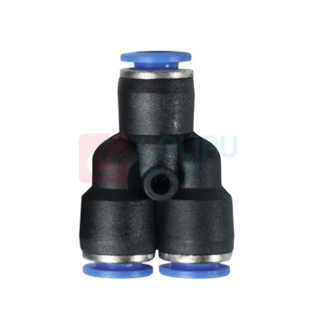 卡莱茵 气动三通快速接头 PY-6 20个