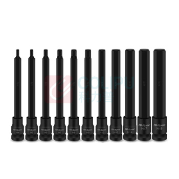 HI-SPEC 1/2内六角风批 H4-H19 高度150mm 11件套 (黑色)