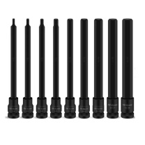HI-SPEC 1/2内六角风批 H4-H19 高度200mm 9件套 (黑色)