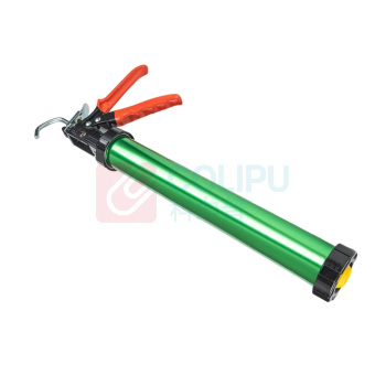 罗德力 玻璃结构胶枪 枪管直径60mm 枪管长度390mm 铝合金两用款 (红绿色) 适用桶装胶袋装胶
