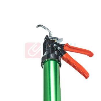 罗德力 玻璃结构胶枪 枪管直径60mm 枪管长度390mm 铝合金两用款 (红绿色) 适用桶装胶袋装胶