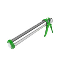 罗德力 玻璃结构胶枪 枪管直径60mm 枪管长度370mm D款加厚不锈钢胶枪 (绿色) 适用袋装胶
