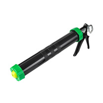 罗德力 玻璃结构胶枪 枪管直径60mm 枪管长度370mm ABS材质 (黑绿色) 适用袋装胶