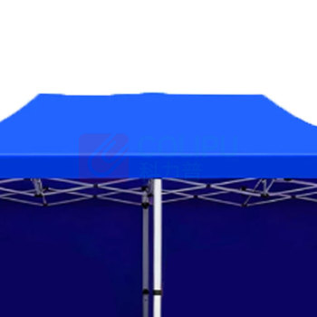 罗德力 防雨折叠帐篷 3*6米 3面加厚围布 (蓝色) 伸缩式 六棱管支架