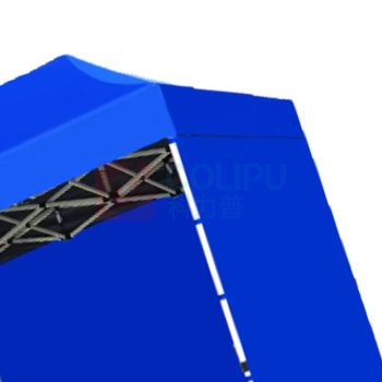 罗德力 防雨折叠帐篷 2*3米 3面加厚围布 (蓝色) 伸缩式