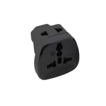 罗德力 品字转换插头 SSI-320 带安全门一转二 (黑色)