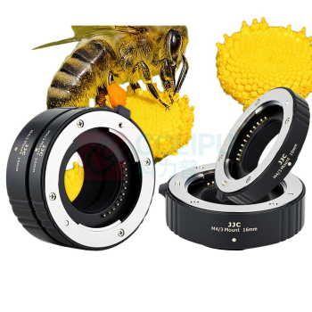 JJC 近摄接圈 微距转接环 AET-M43s M4/3卡口适用于松下GX9 GH6 G9M2G110奥林巴斯EM10III OM-3 EM1X