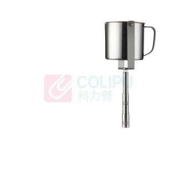 LABSHARK 不锈钢伸缩杆采水器 0.8mm*4m (收缩1.17m) 四节 304不锈钢取样桶