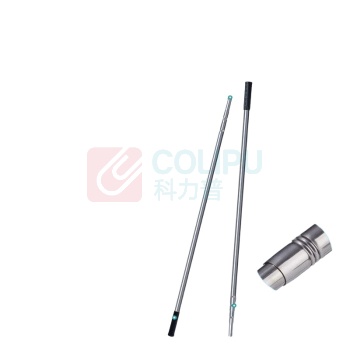 LABSHARK 不锈钢伸缩杆采水器 0.8mm*4m (收缩1.17m) 四节 304不锈钢取样桶