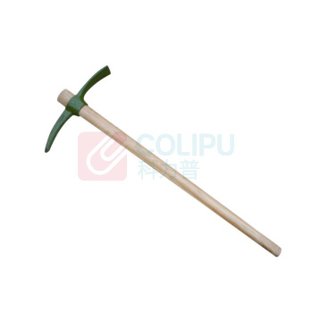 安赛瑞 洋镐 23942 材质: 85×49cm 道轨钢 军绿色 (大号) 木柄尺寸85cm