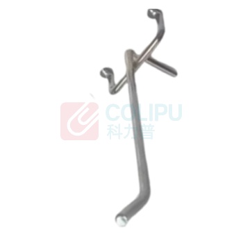 罗德力 洞洞板专用金属三叉挂钩 加粗10cm 40个/组