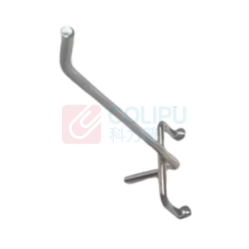 罗德力 洞洞板专用金属三叉挂钩 加粗10cm 40个/组