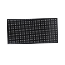 罗德力 带边框加厚款洞洞板挂板 120*80cm 含20个金属挂钩 (黑色)
