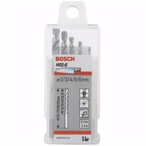 博世 BOSCH 麻花钻头 2/3/4/5/6(5支装) 2607019114