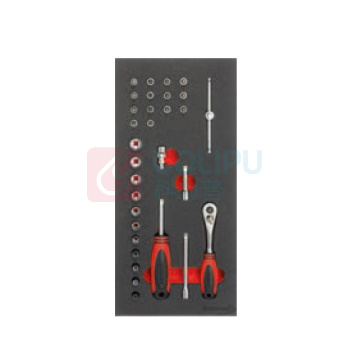 Format 模块工具套装 61750095 棘轮和套筒,1/4"SD,31pcs