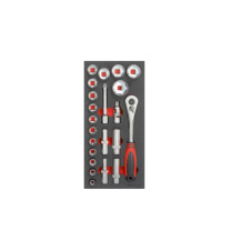 Format 模块工具套装 61750105 棘轮和套筒,1/2”SD,22pcs