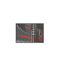 Format 模块工具套装 61750145 棘轮和套筒和两用扳手,59pcs