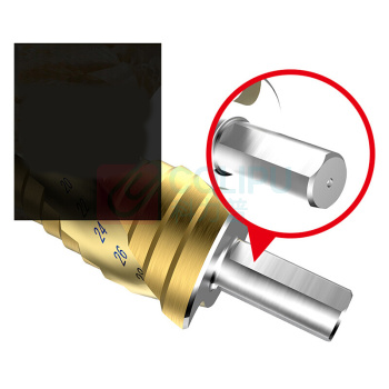雷蒙 宝塔钻阶梯钻6542材质螺旋柄阶梯钻 ACDS017-LS 4-32mm